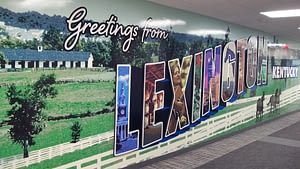 Greetings for Lexington Kentucky Wall Graphic