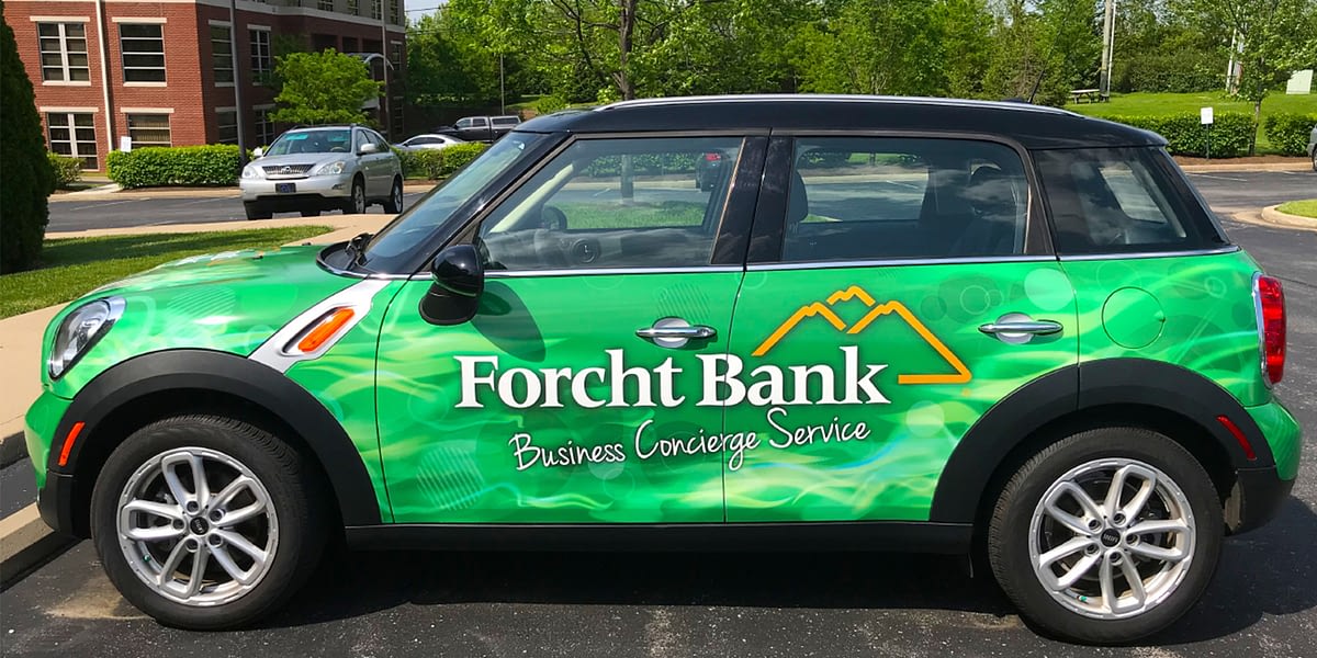 Forcht Bank vehicle wrap