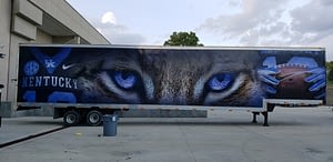 UK Wildcats trailer wrap