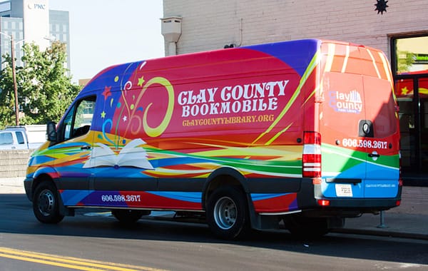 Clay Country BookMobile Vehicle Wrap