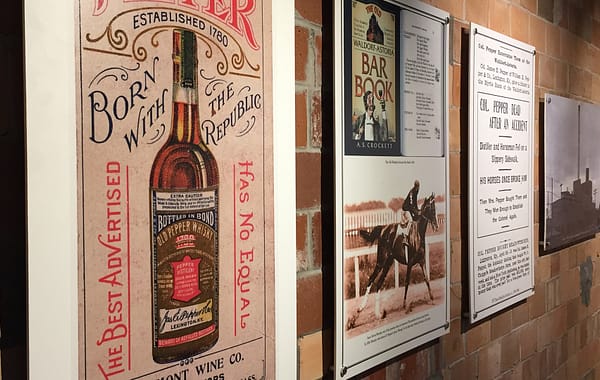 Old pepper whiskey posters