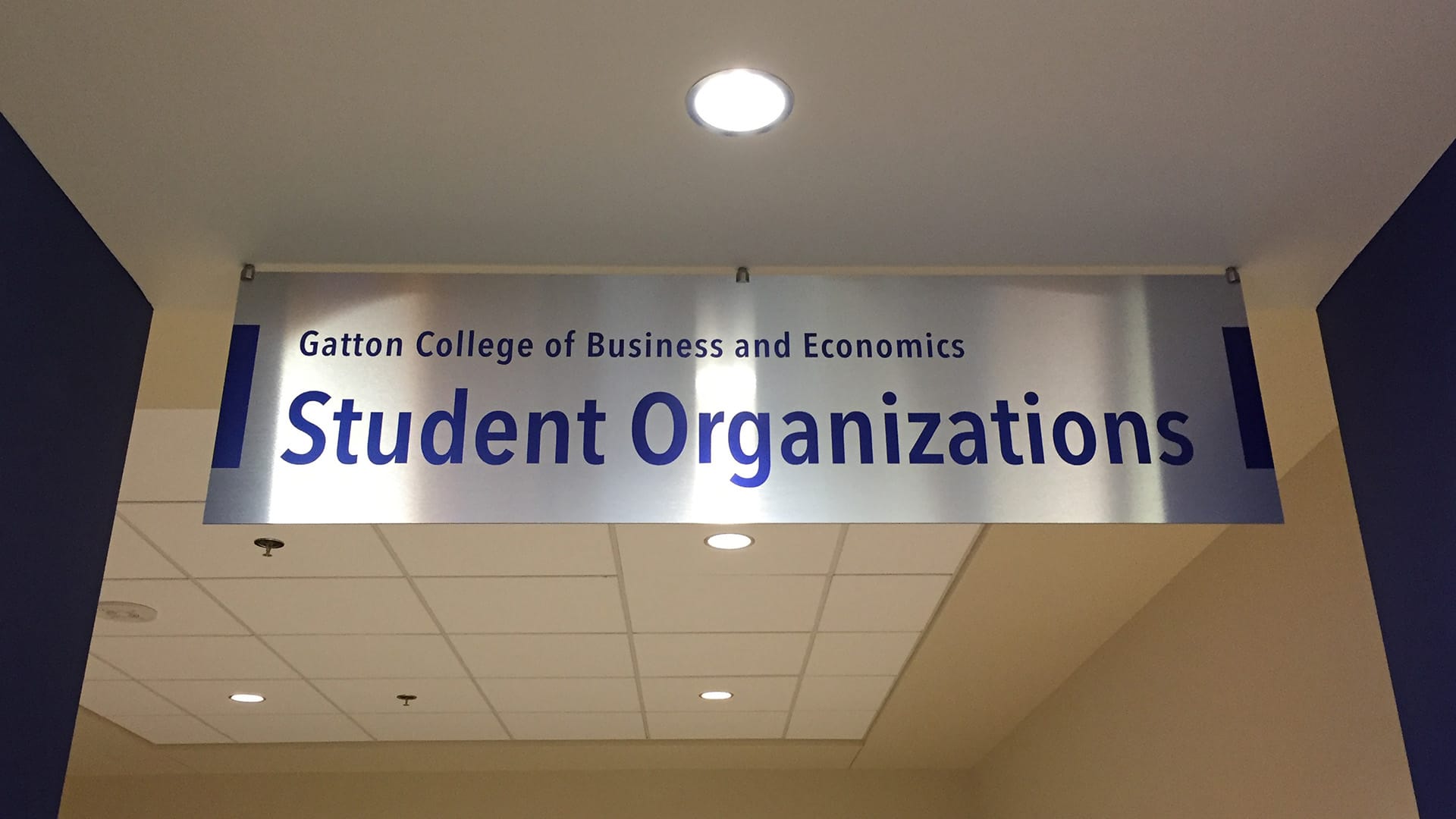 Gatton college student organization banner